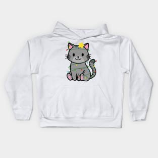 Xmas Tabby Kids Hoodie